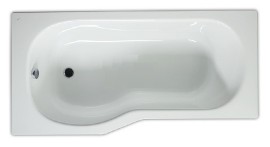 JIKA TIGO vana akrylátová 160 x 80/70 cm, asymetrická levá, objem 185 l   H2232100000001